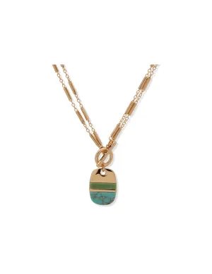 2-In-1 Pendant Toggle Necklace