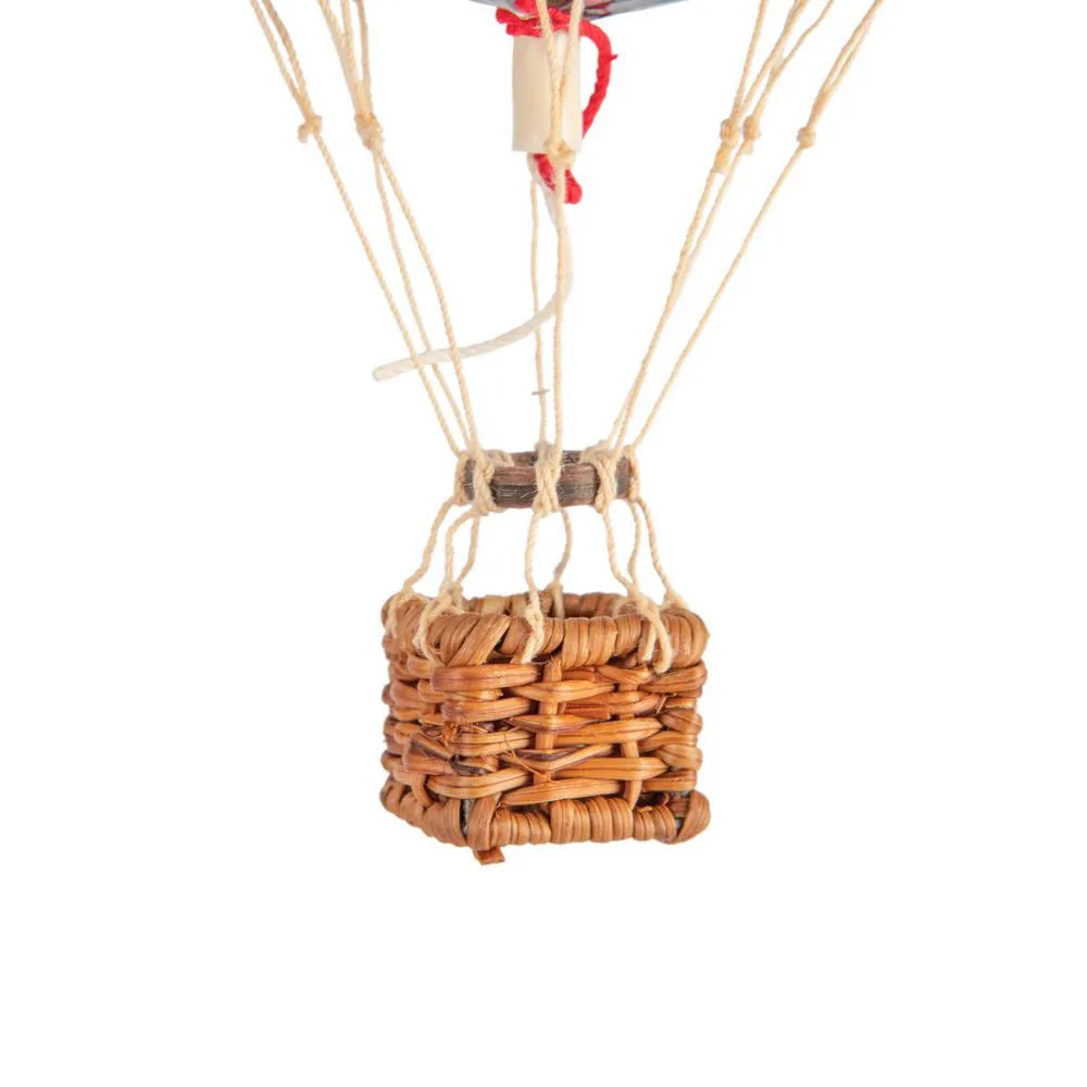Authentic Models Floating The Skies. Lavender - Hot Air Balloon Hanging Decor - 13cm