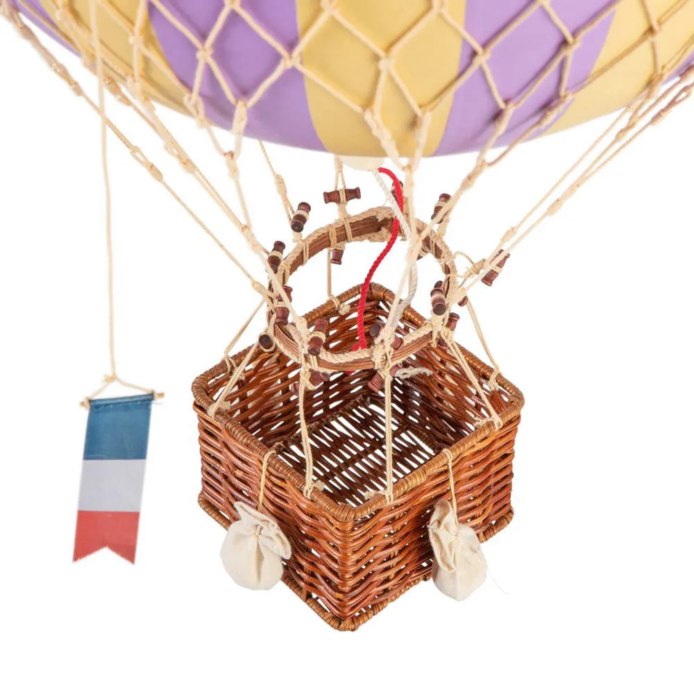 Authentic Models Royal Aero. Lavender - Hot Air Balloon Hanging Decor - 56cm