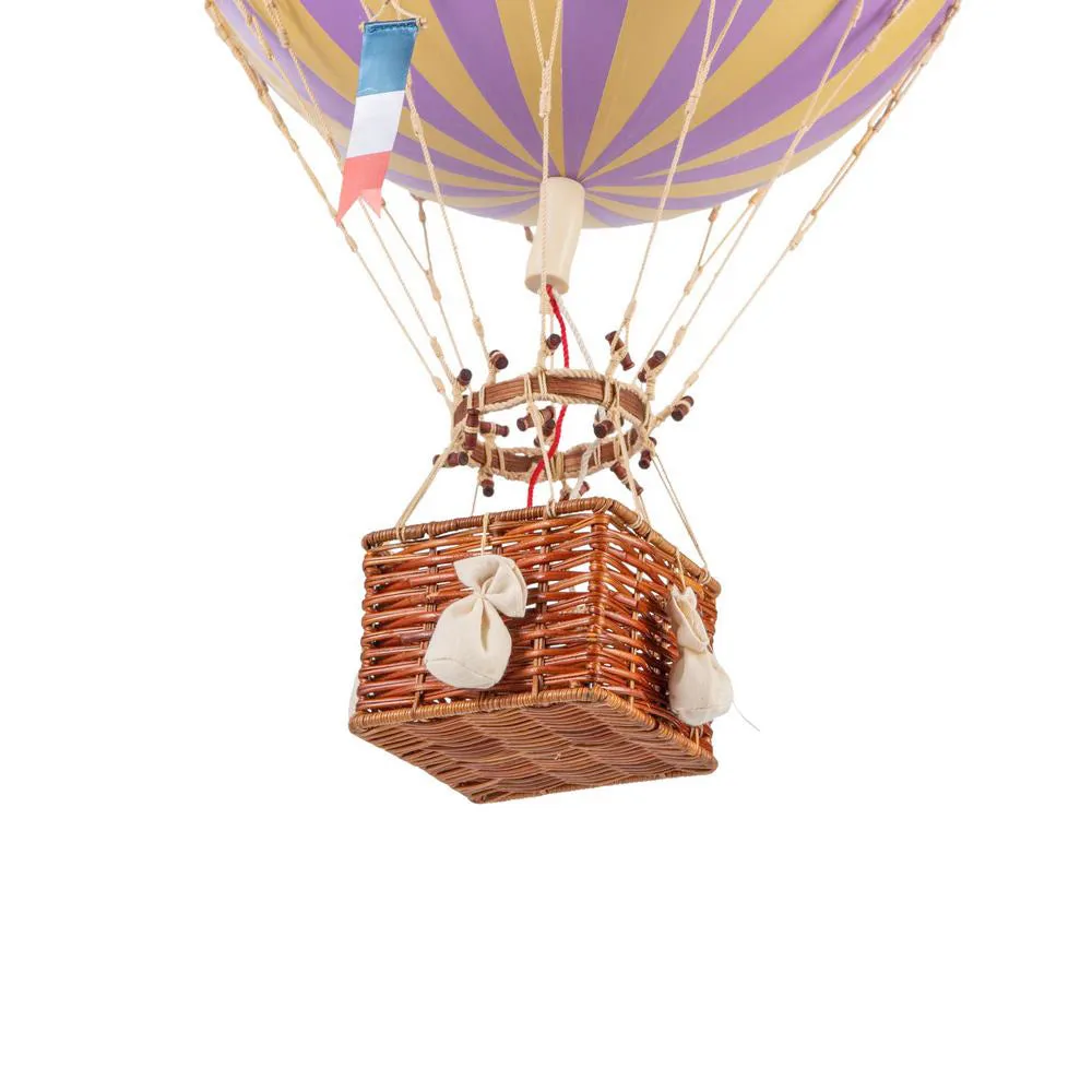 Authentic Models Royal Aero. Lavender - Hot Air Balloon Hanging Decor - 56cm