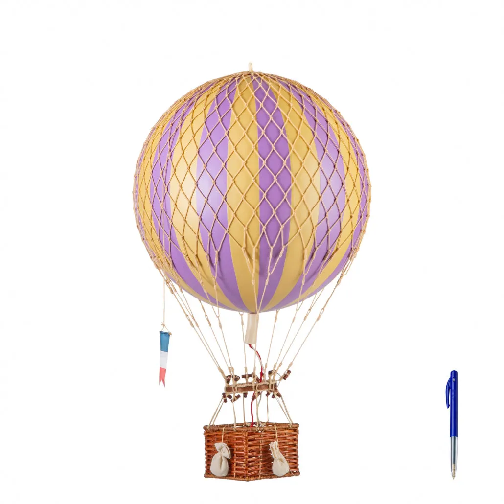 Authentic Models Royal Aero. Lavender - Hot Air Balloon Hanging Decor - 56cm