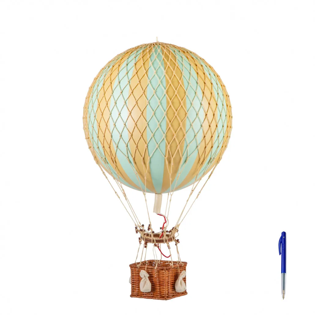 Authentic Models Royal Aero. Mint - Hot Air Balloon Hanging Decor - 56cm
