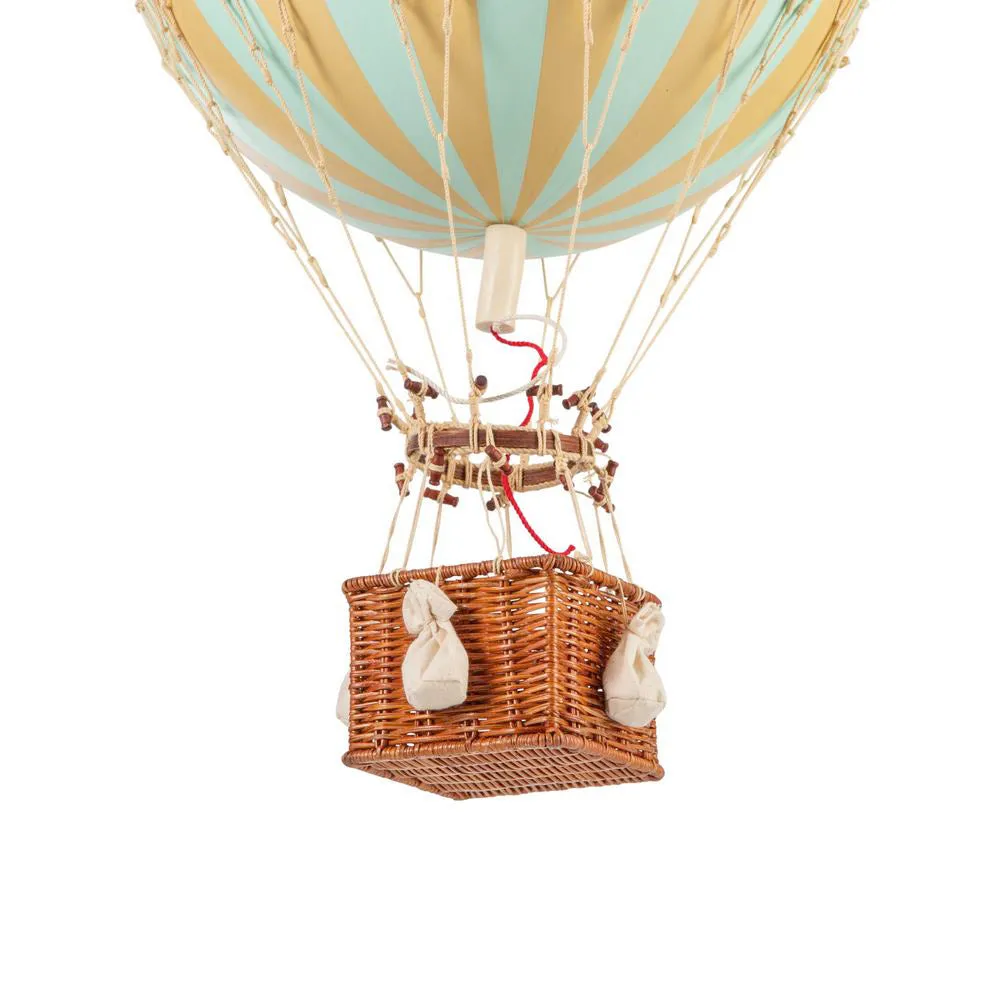 Authentic Models Royal Aero. Mint - Hot Air Balloon Hanging Decor - 56cm