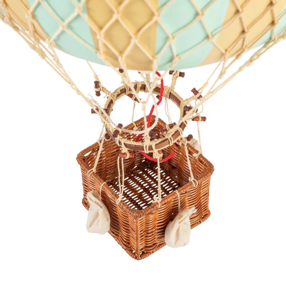 Authentic Models Royal Aero. Mint - Hot Air Balloon Hanging Decor - 56cm