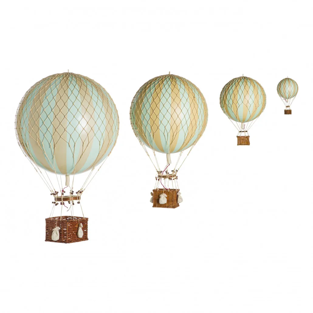 Authentic Models Royal Aero. Mint - Hot Air Balloon Hanging Decor - 56cm