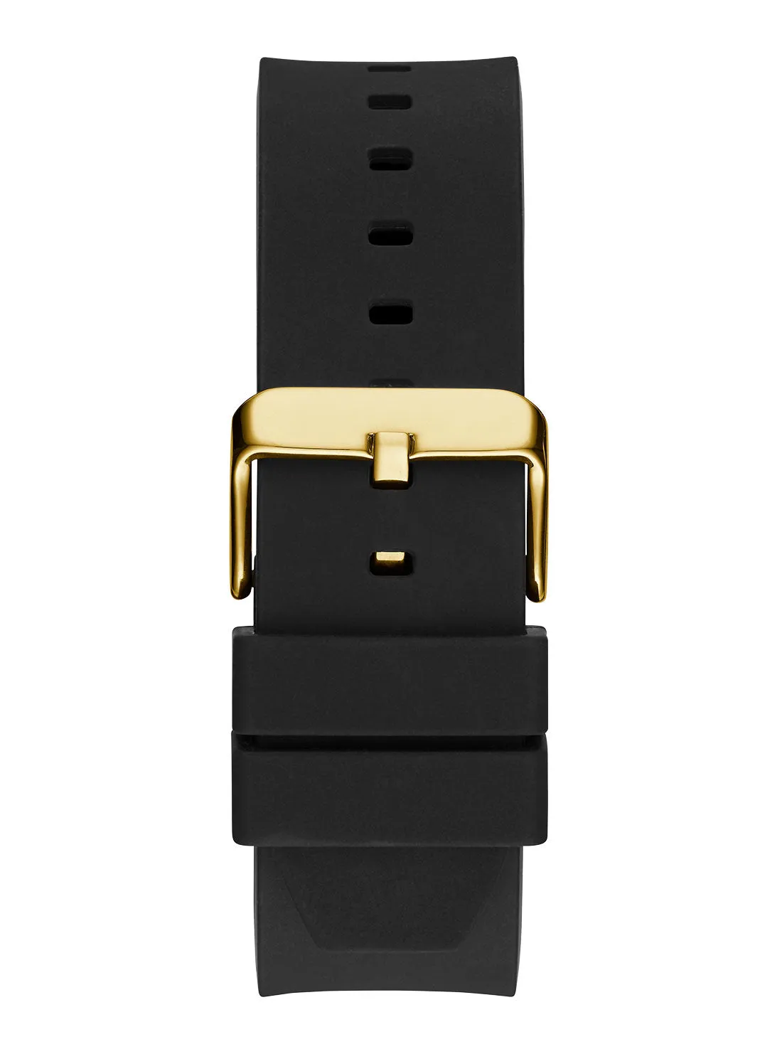 Black Gold Legend Silicone Glitz Watch