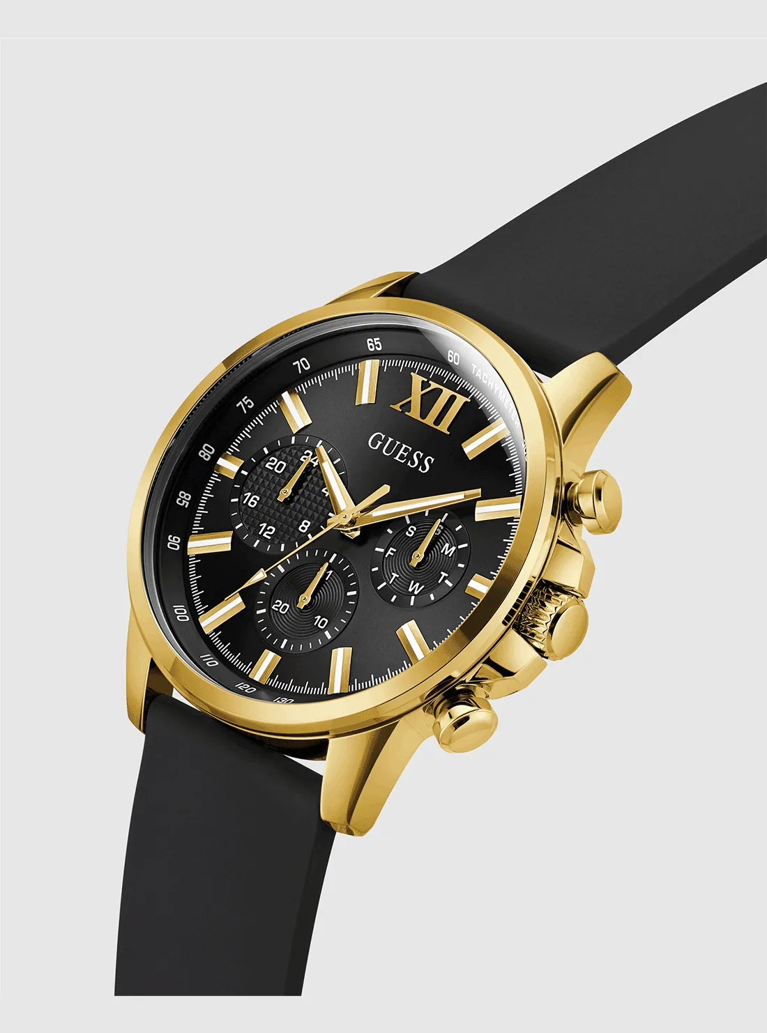 Black Gold Silicone Watch