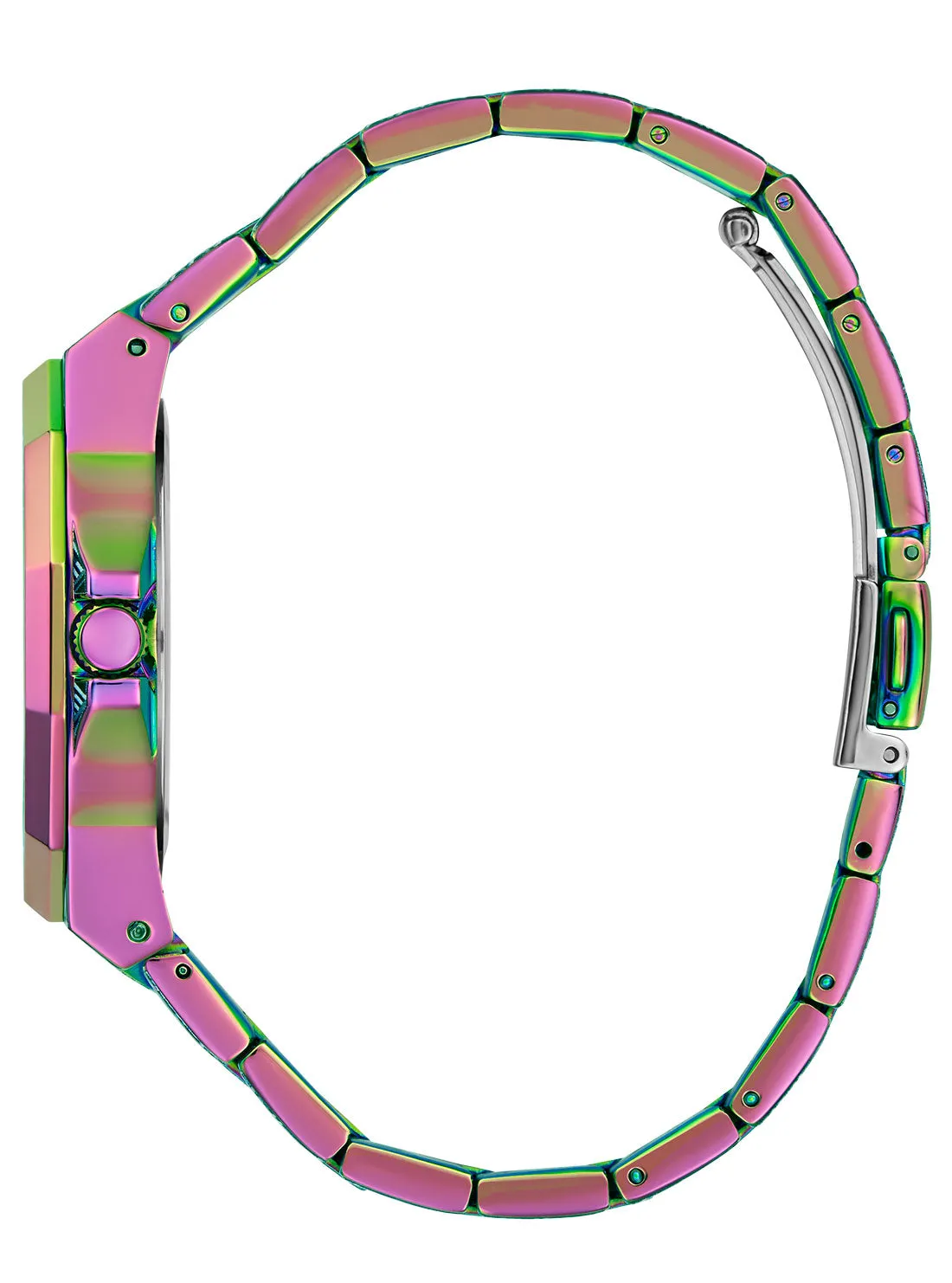Black Iridescent Misfit Glitz Watch