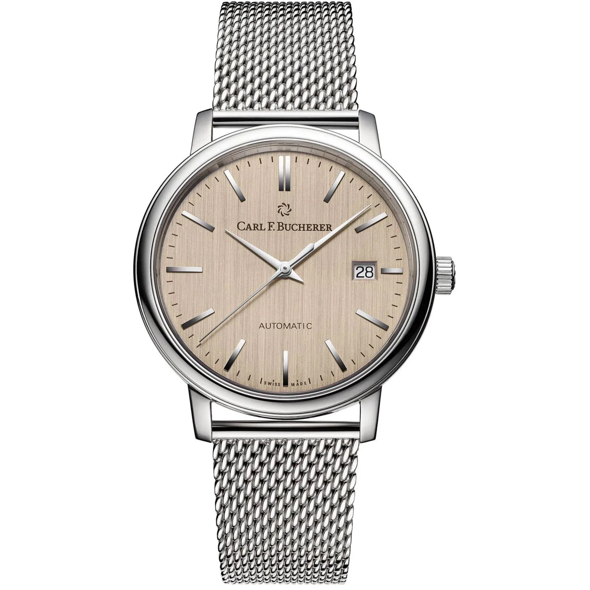 Carl Bucherer Unisex Watch - Adamavi Beige Dial Steel Bracelet | 00.10314.08.93.21