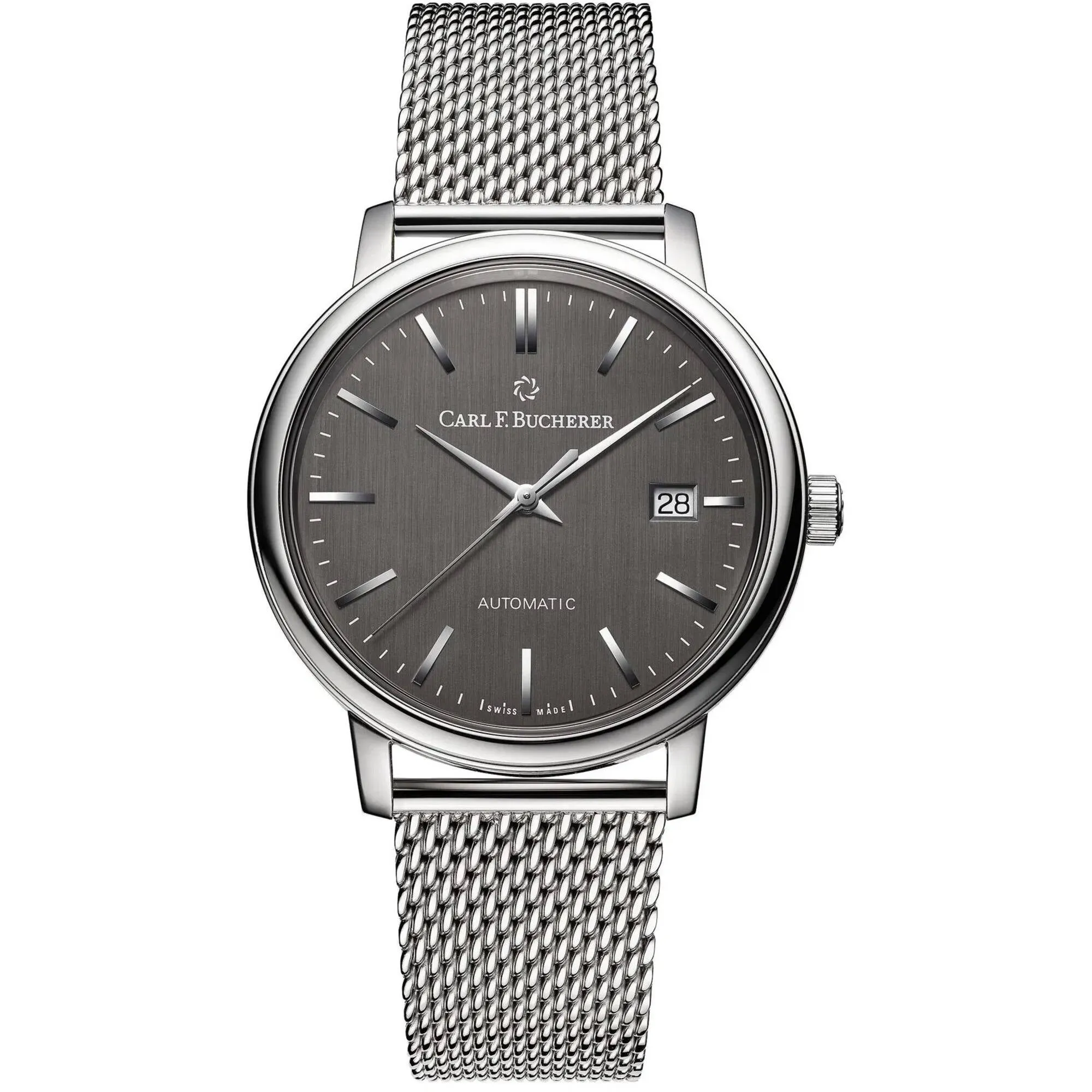 Carl Bucherer Unisex Watch - Adamavi Grey Dial Silver Bracelet | 00.10314.08.33.21