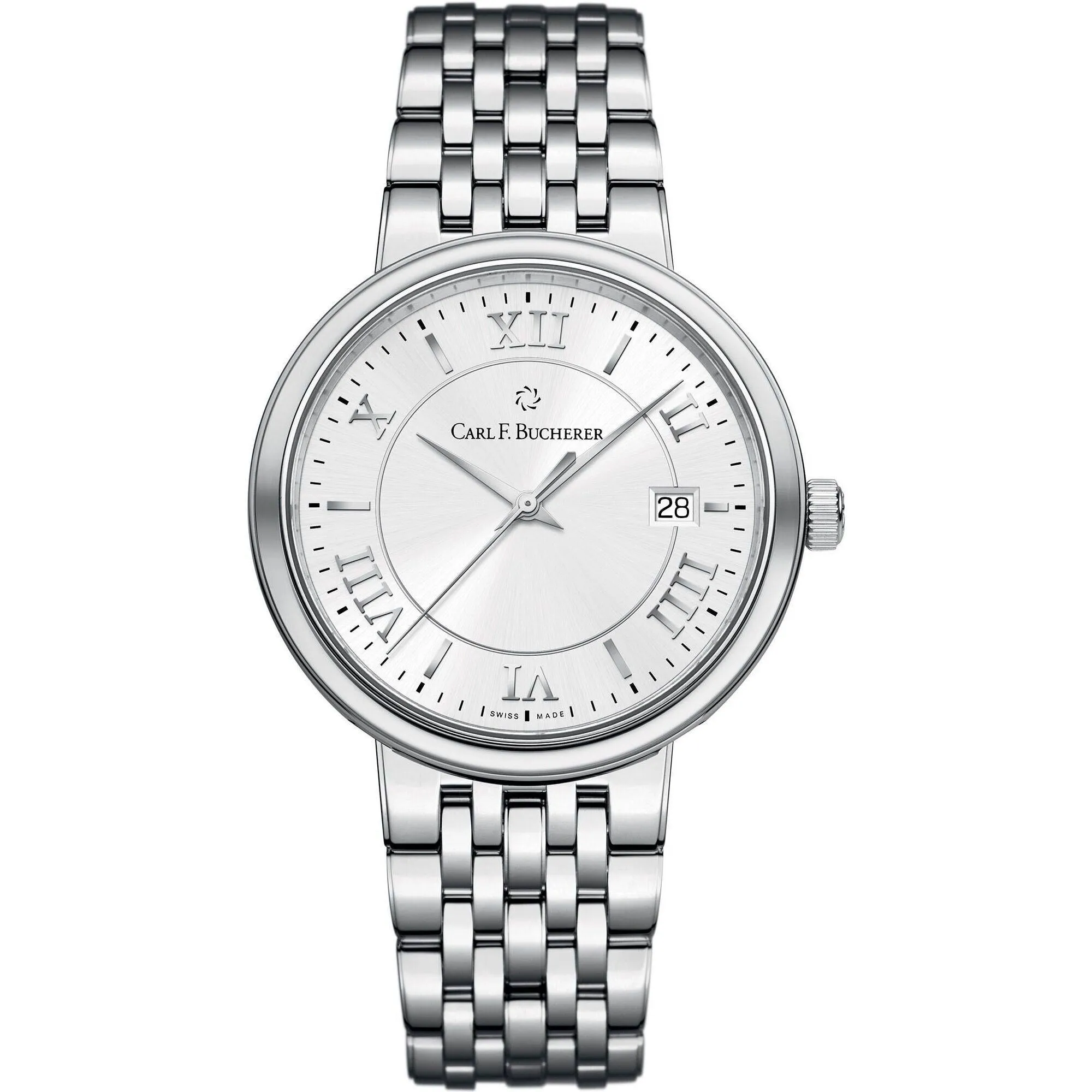 Carl Bucherer Unisex Watch - Adamavi Silver Dial Steel Bracelet | 00.10314.08.15.21