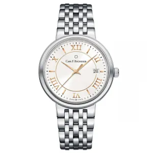 Carl Bucherer Unisex Watch - Adamavi White Dial Steel Bracelet | 00.10314.08.15.22