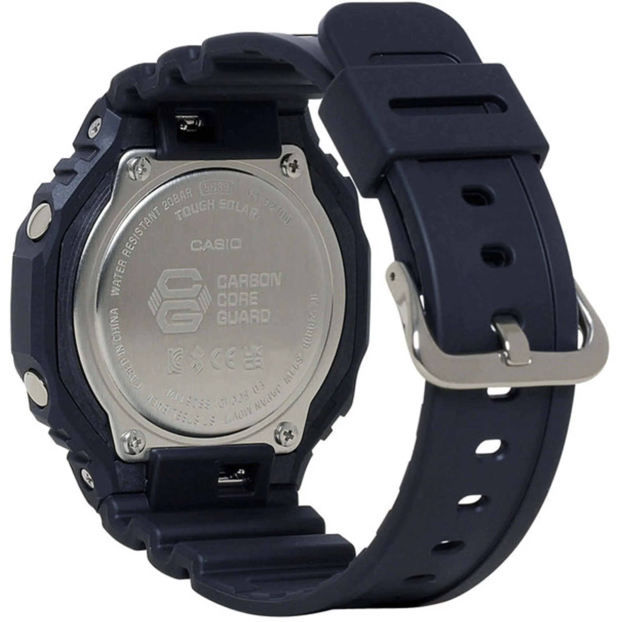 Casio Men's Analog Digital Watch - G-Shock 2100 Series Alarm Resin Strap | GAB2100-1A