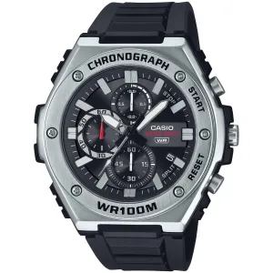 Casio Men's Watch - Chronograph Quartz Black Dial Resin Strap | MWA300H-1A