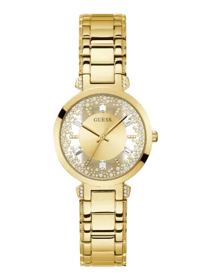 Champagne Crystal Clear Glitz Watch
