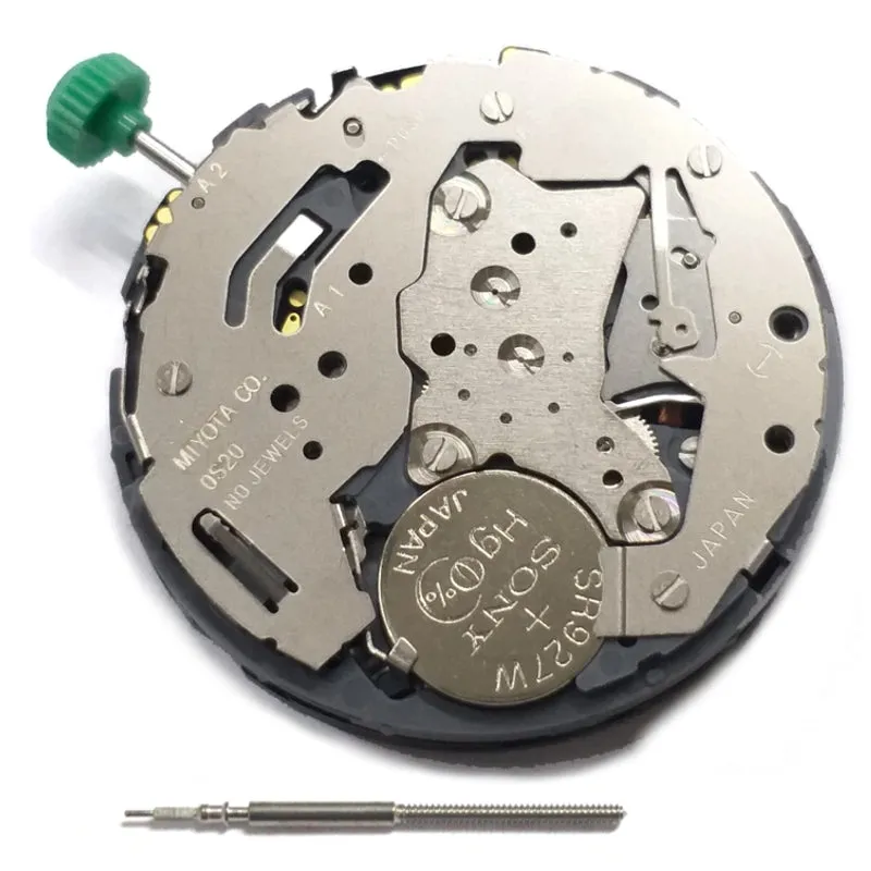 Chronograph Movement MIYOTA 0S20 Display At 4:30