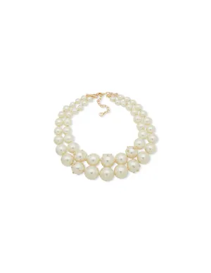 Chunky Pearl Torsade Necklace