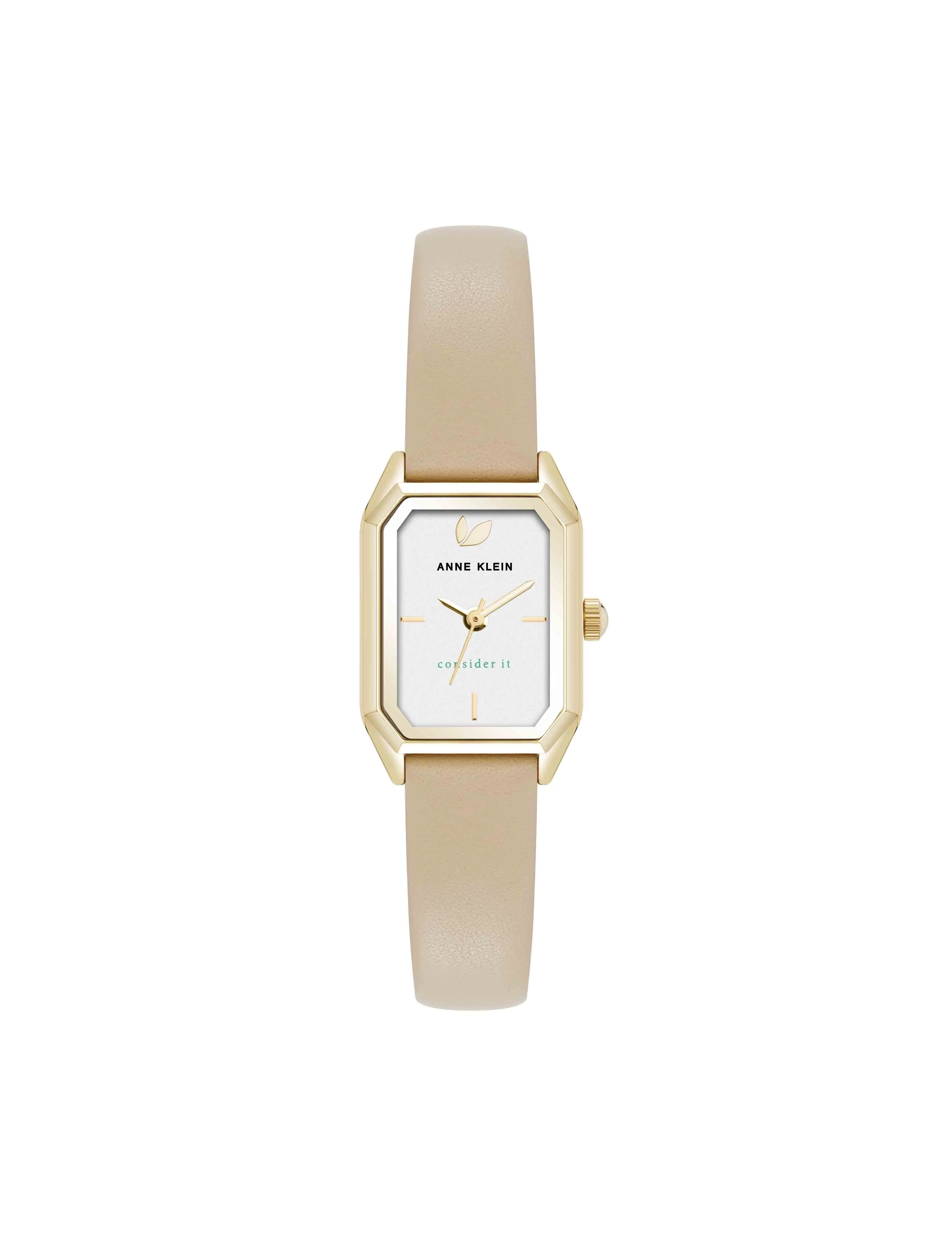 Consider It Octagonal Leather Band Watch