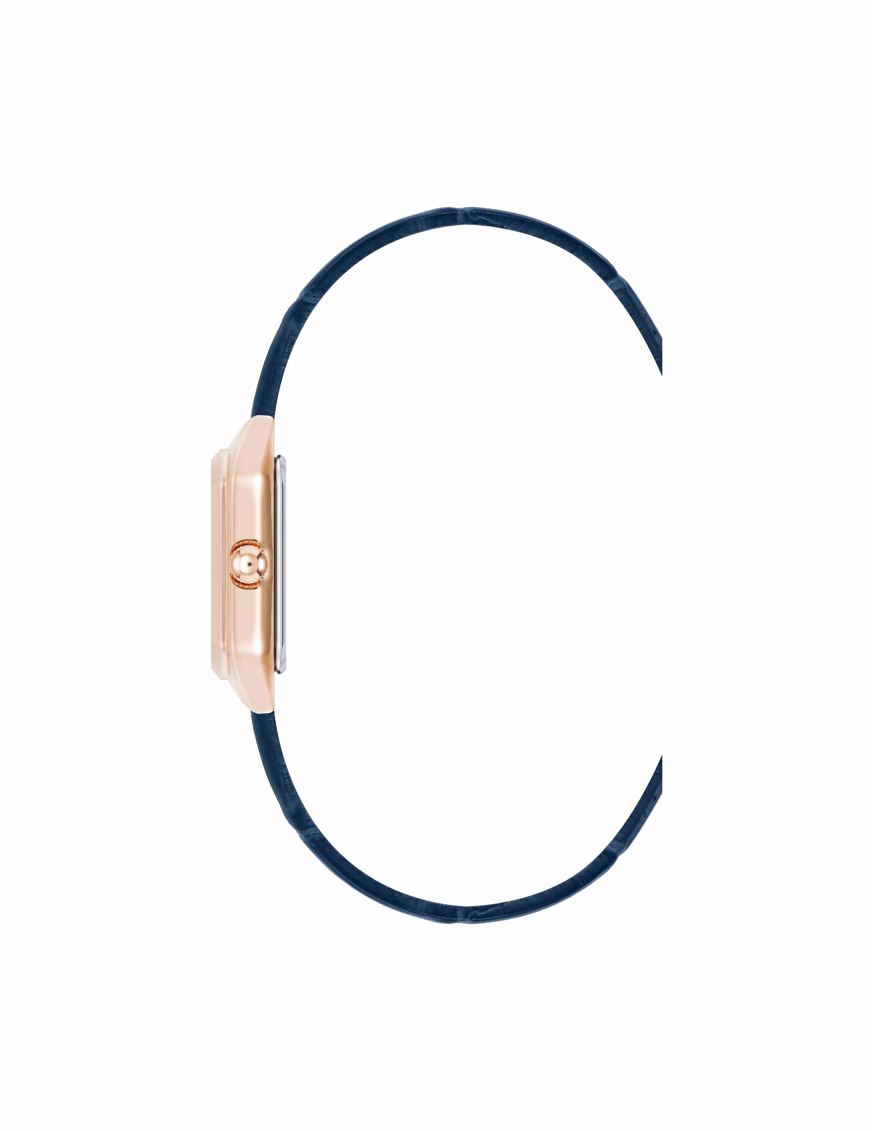 Consider It Octagonal Leather Band Watch