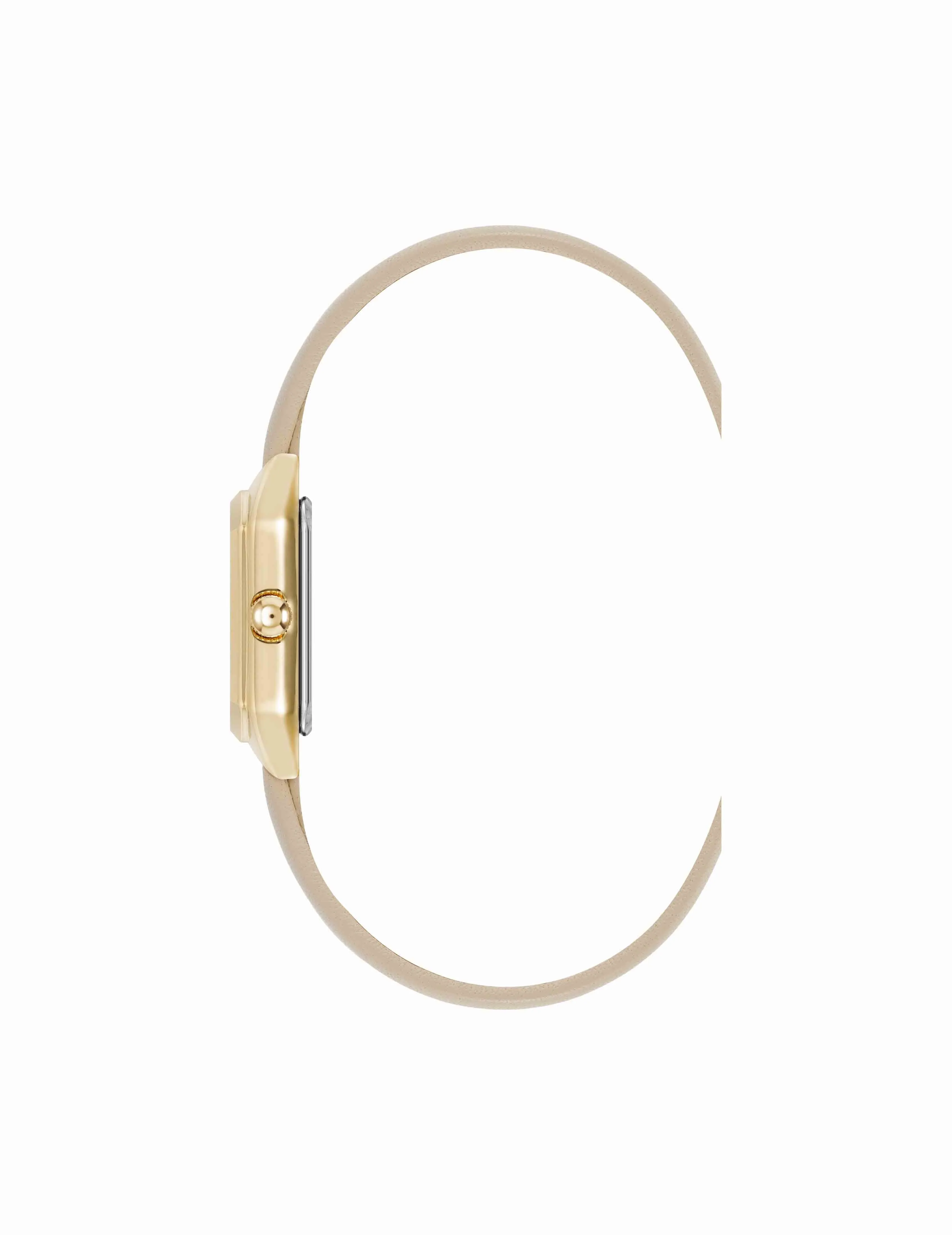 Consider It Octagonal Leather Band Watch
