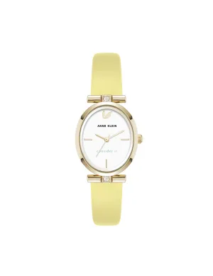 Consider It Oval Case Leather Watch