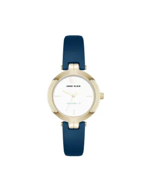 Consider It Round Sustainable Leather Band Watch