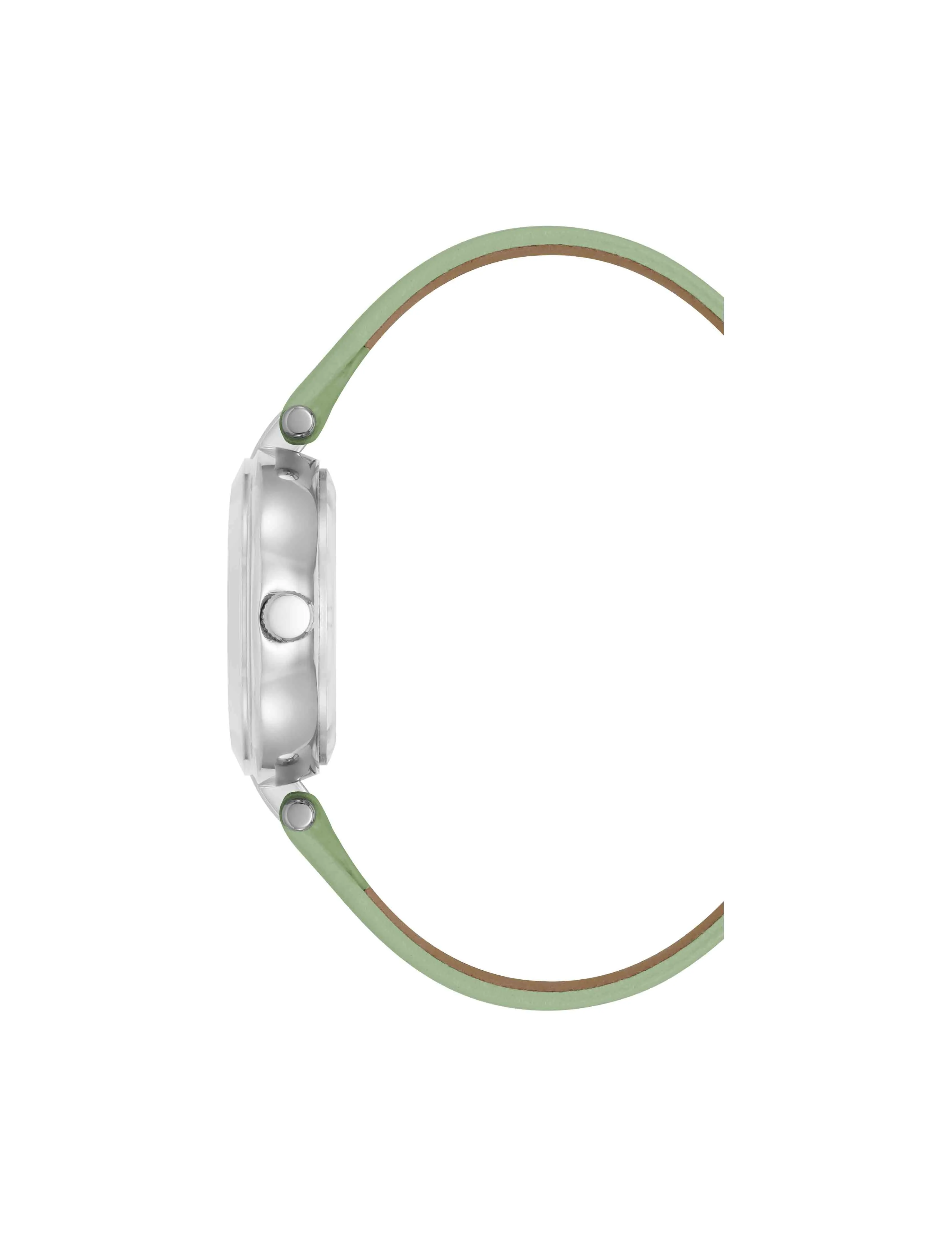 Consider It Round Sustainable Leather Band Watch