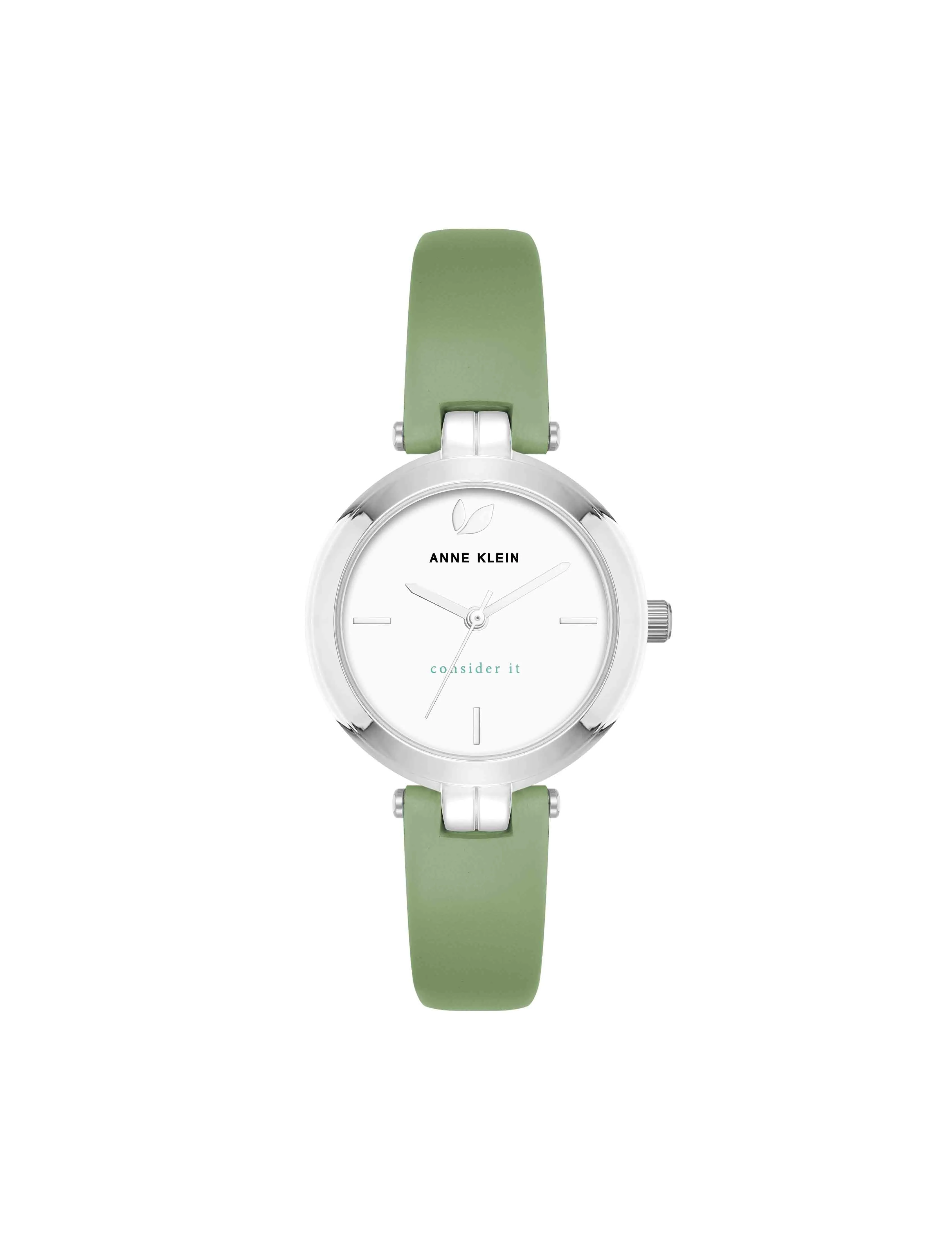 Consider It Round Sustainable Leather Band Watch