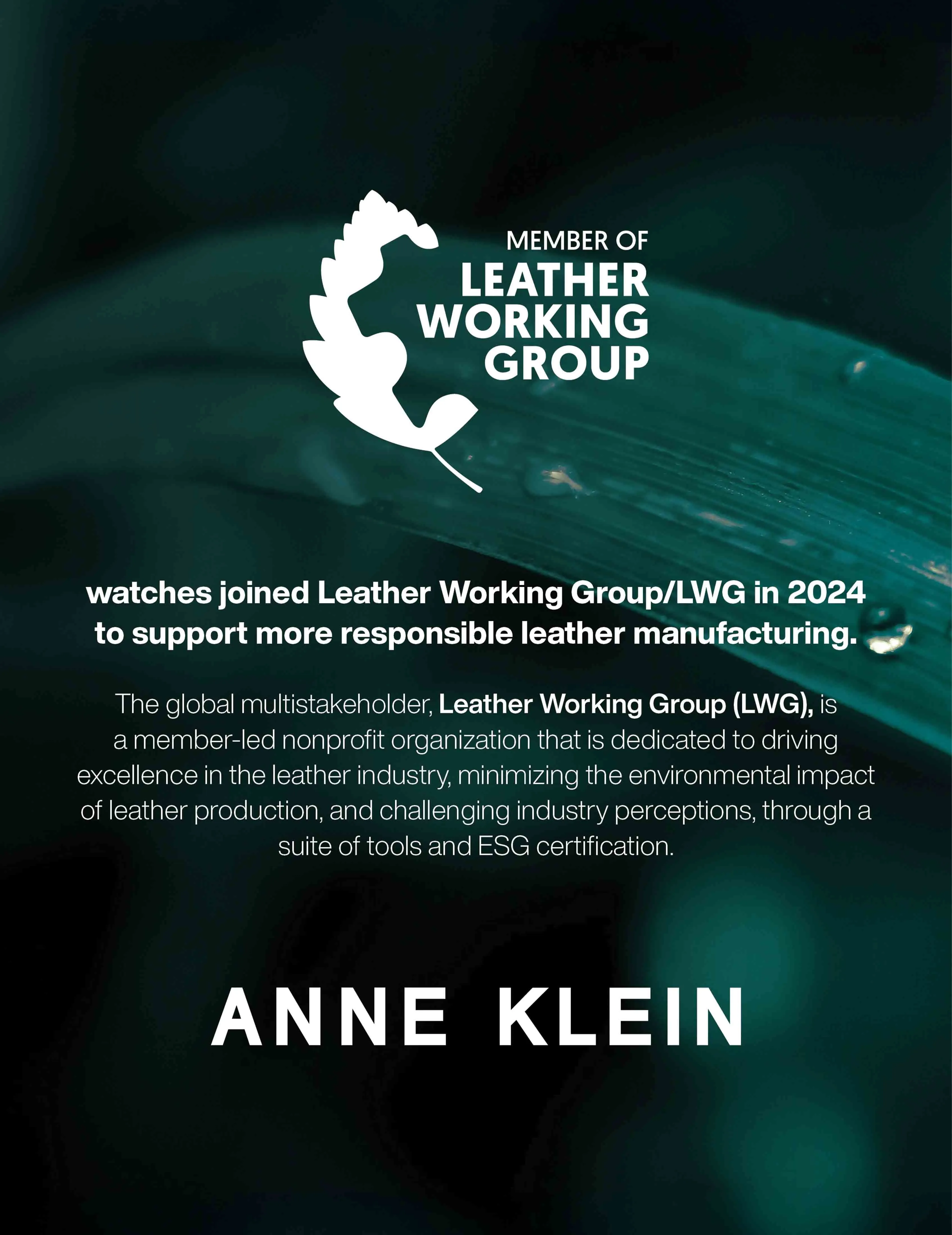 Consider It Sustainable Leather Strap Watch