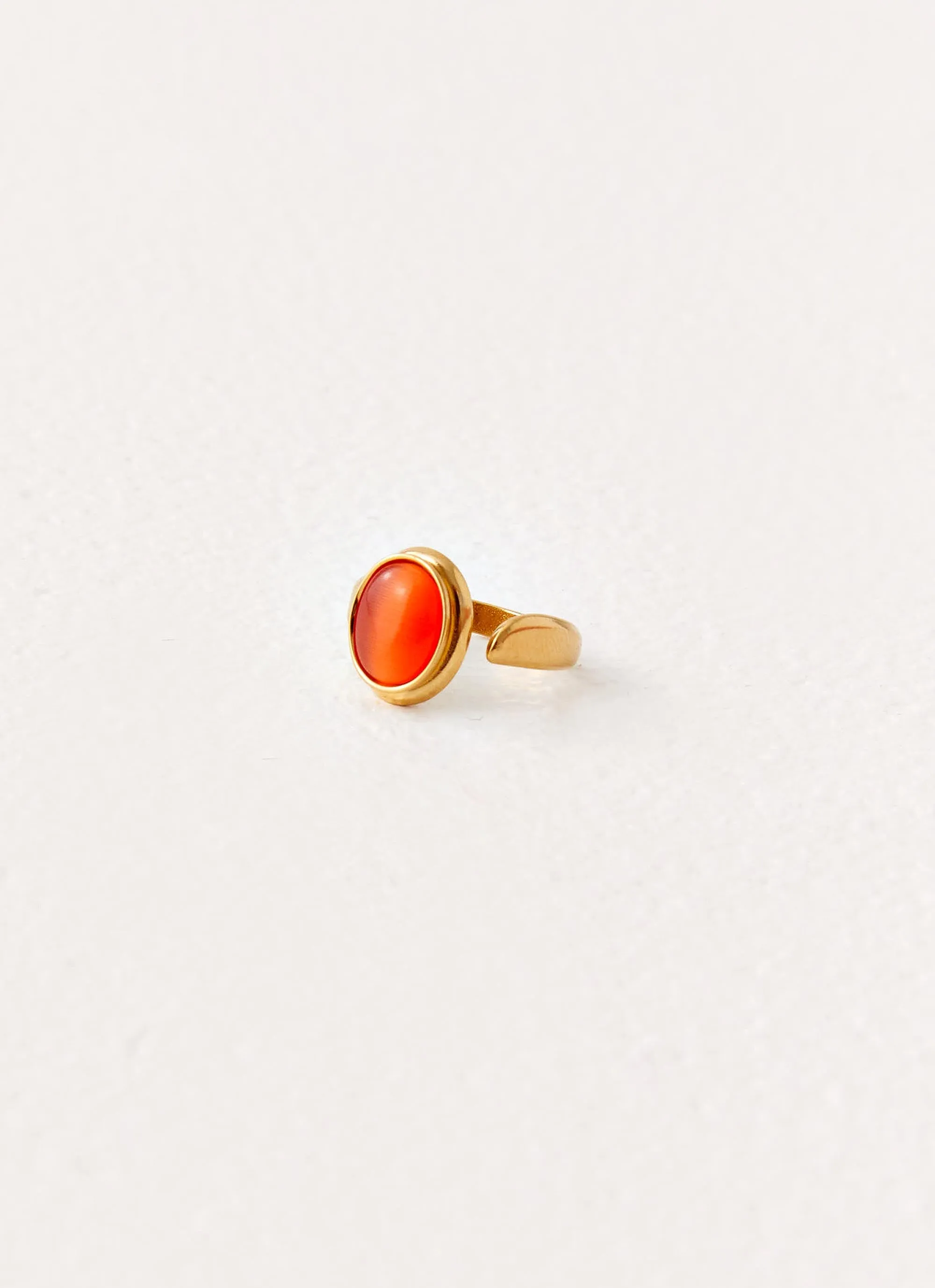 Coralina Ring - Gold/Amber
