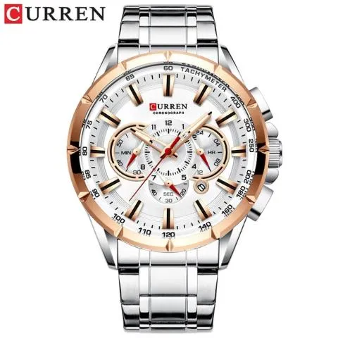Curren Men's Luminious Pointers Premium Watch (Dial 4.8cm) - CUR181