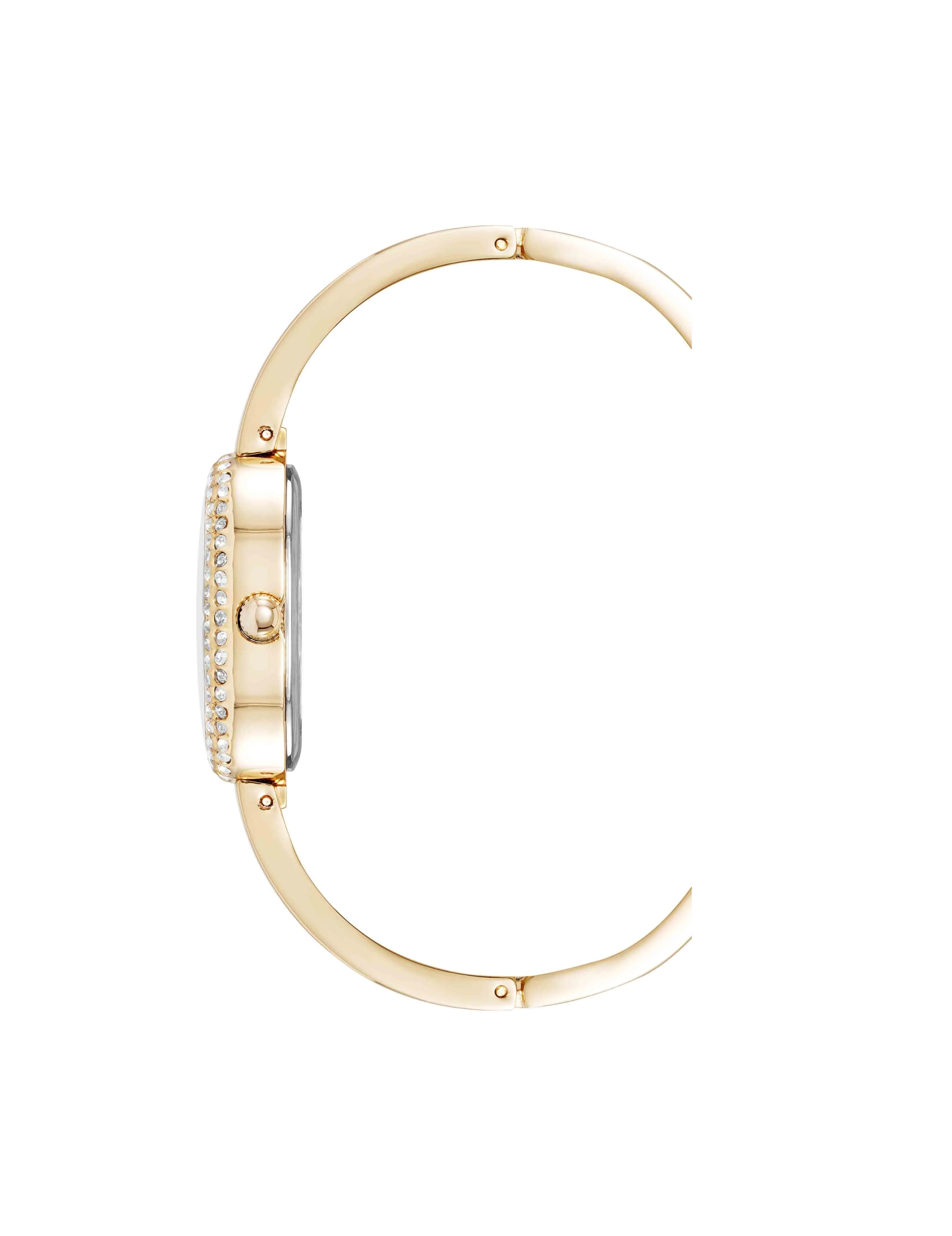 Estate Oval Crystal Accented Bangle Watch Set