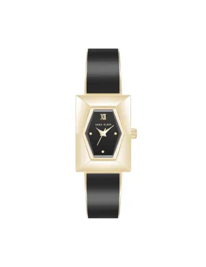 Faceted Case Bangle Watch