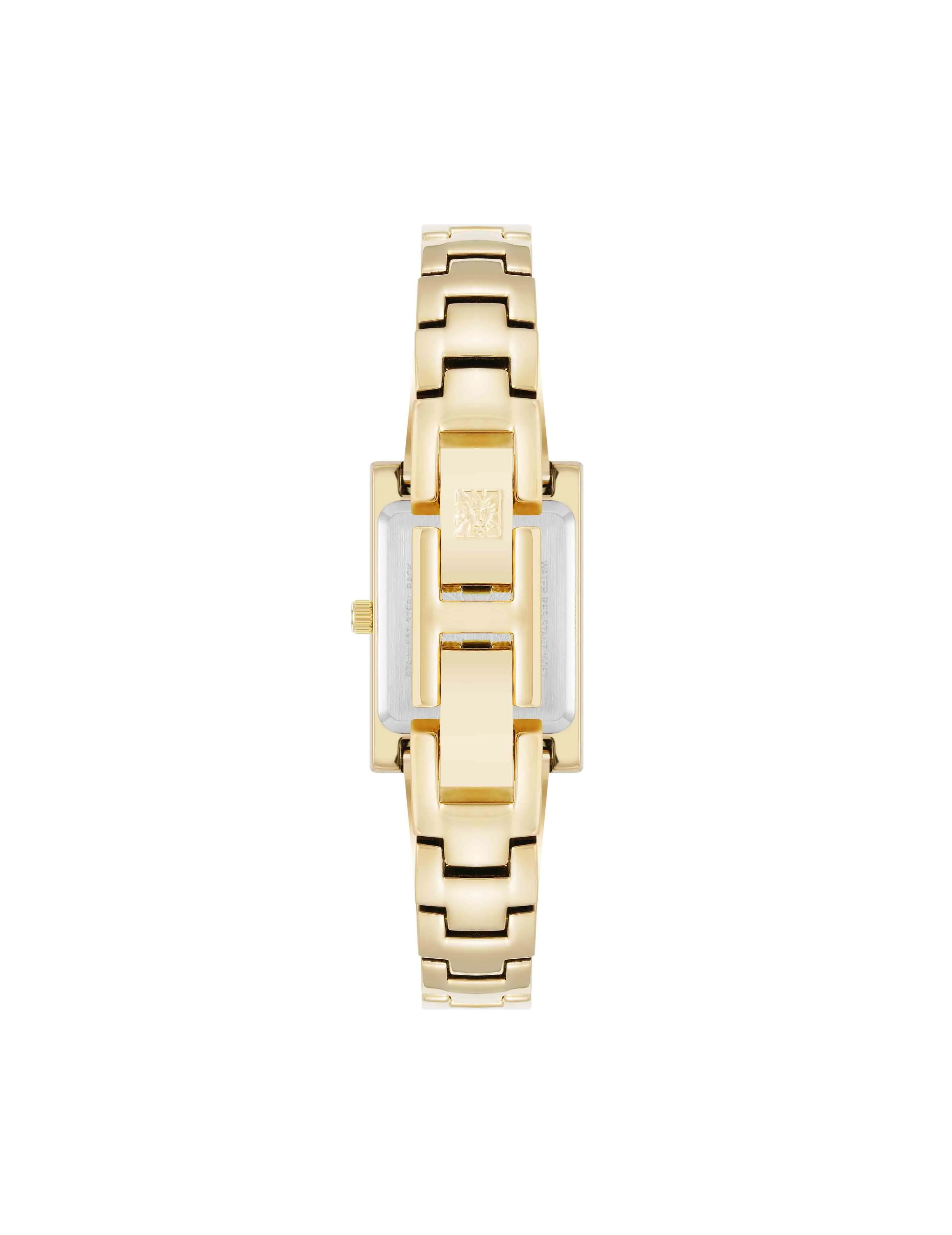 Faceted Case Bangle Watch