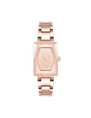 Faceted Case Bracelet Watch