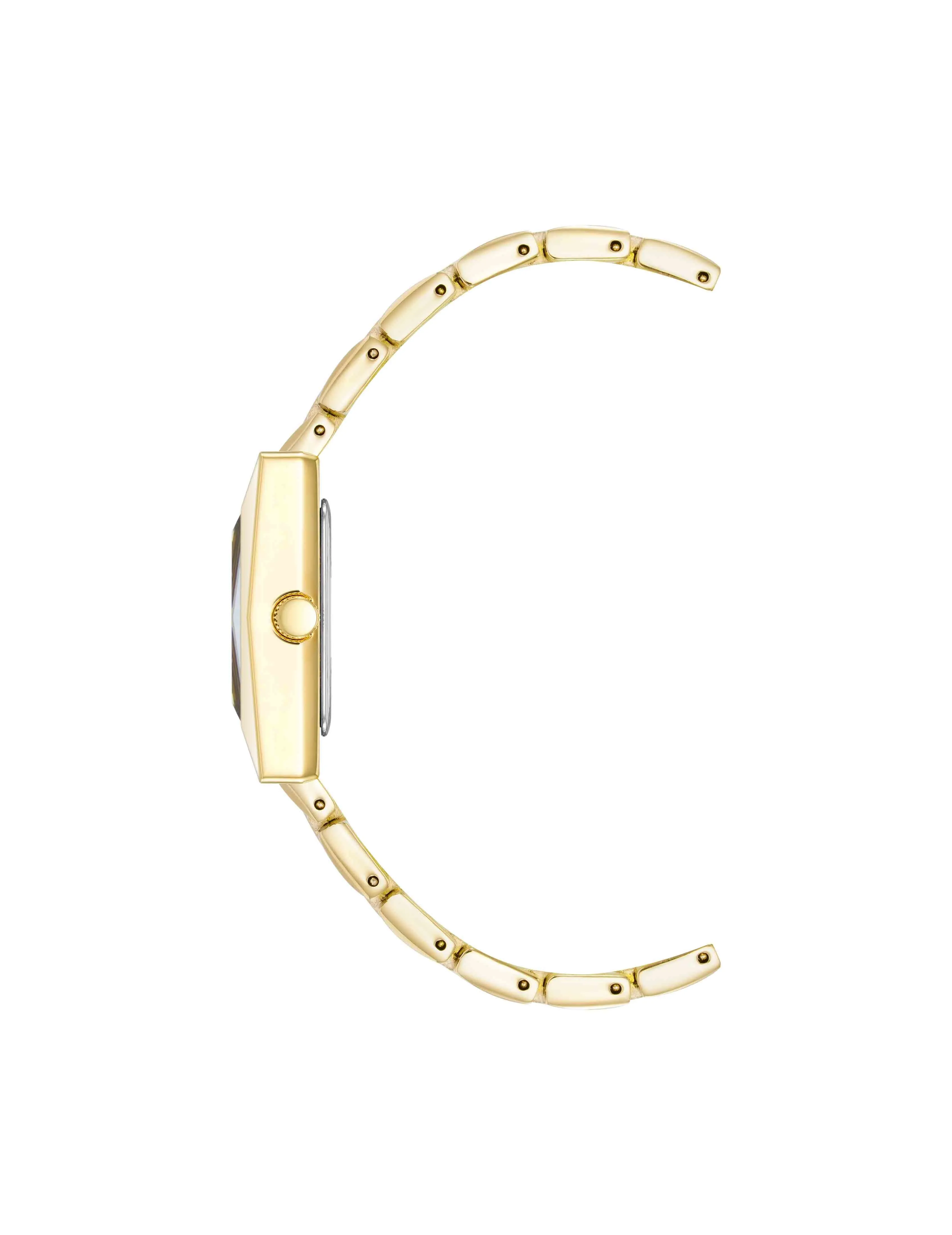 Faceted Case Bracelet Watch