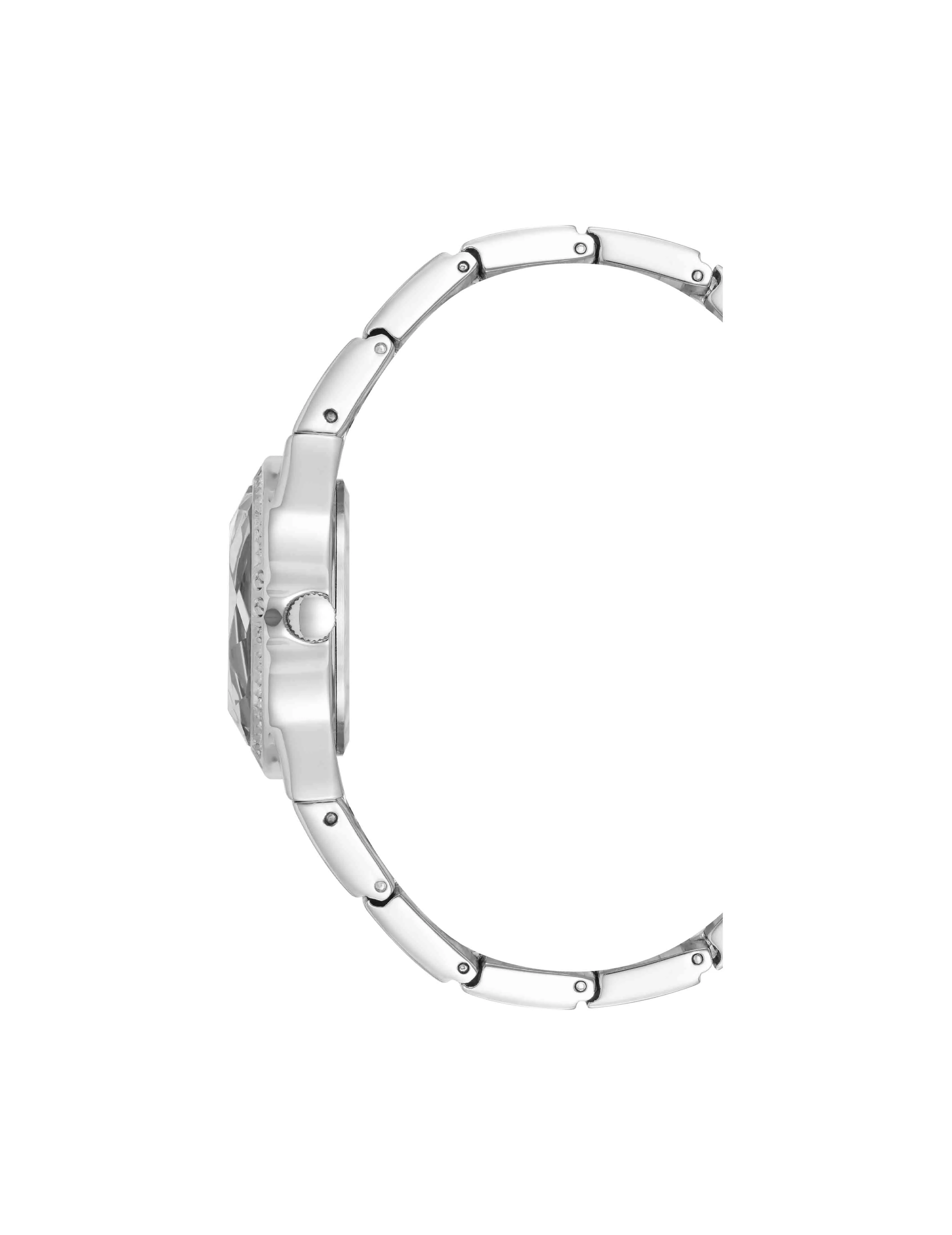Faceted Crystal Bezel Watch