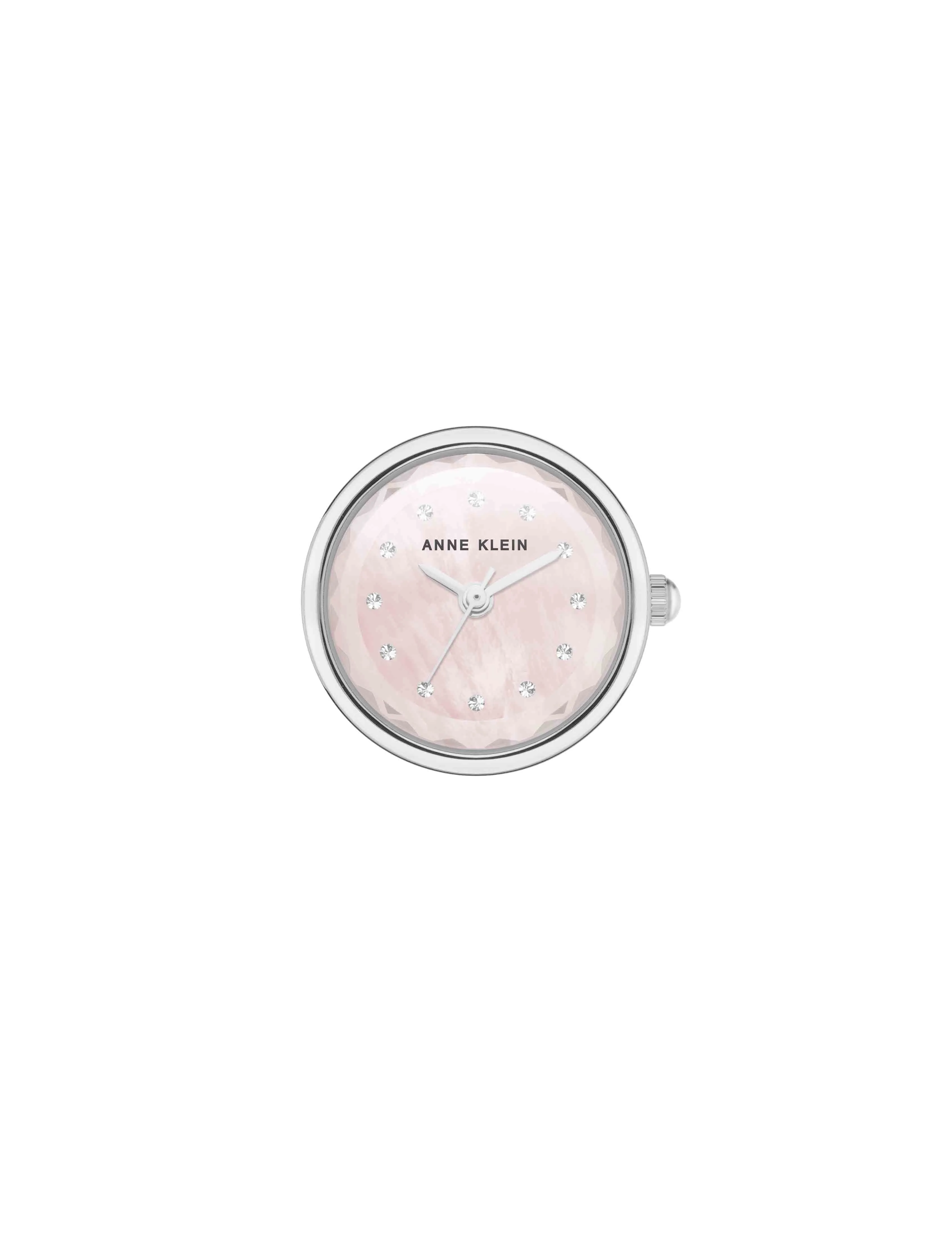 Faceted Crystal Ring Watch