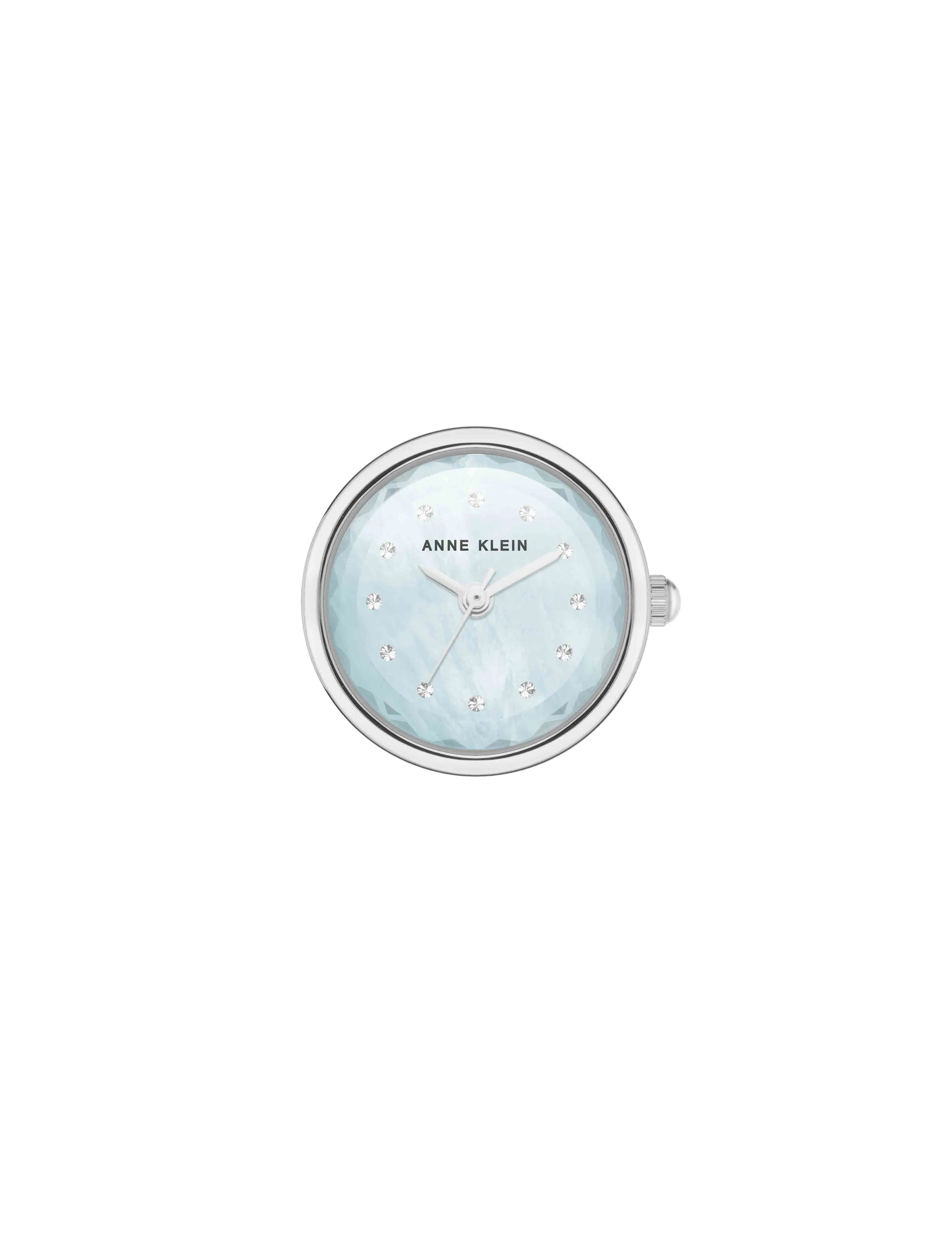 Faceted Crystal Ring Watch