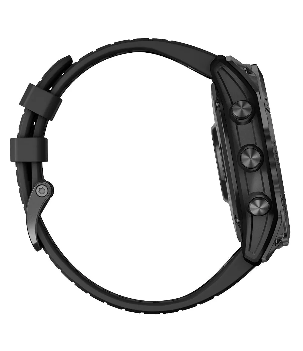 Fenix 7X Pro Saph Solar Crbn Gry Ti w/ Black Band