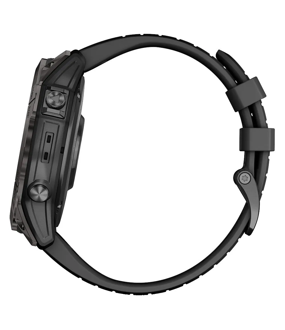 Fenix 7X Pro Saph Solar Crbn Gry Ti w/ Black Band