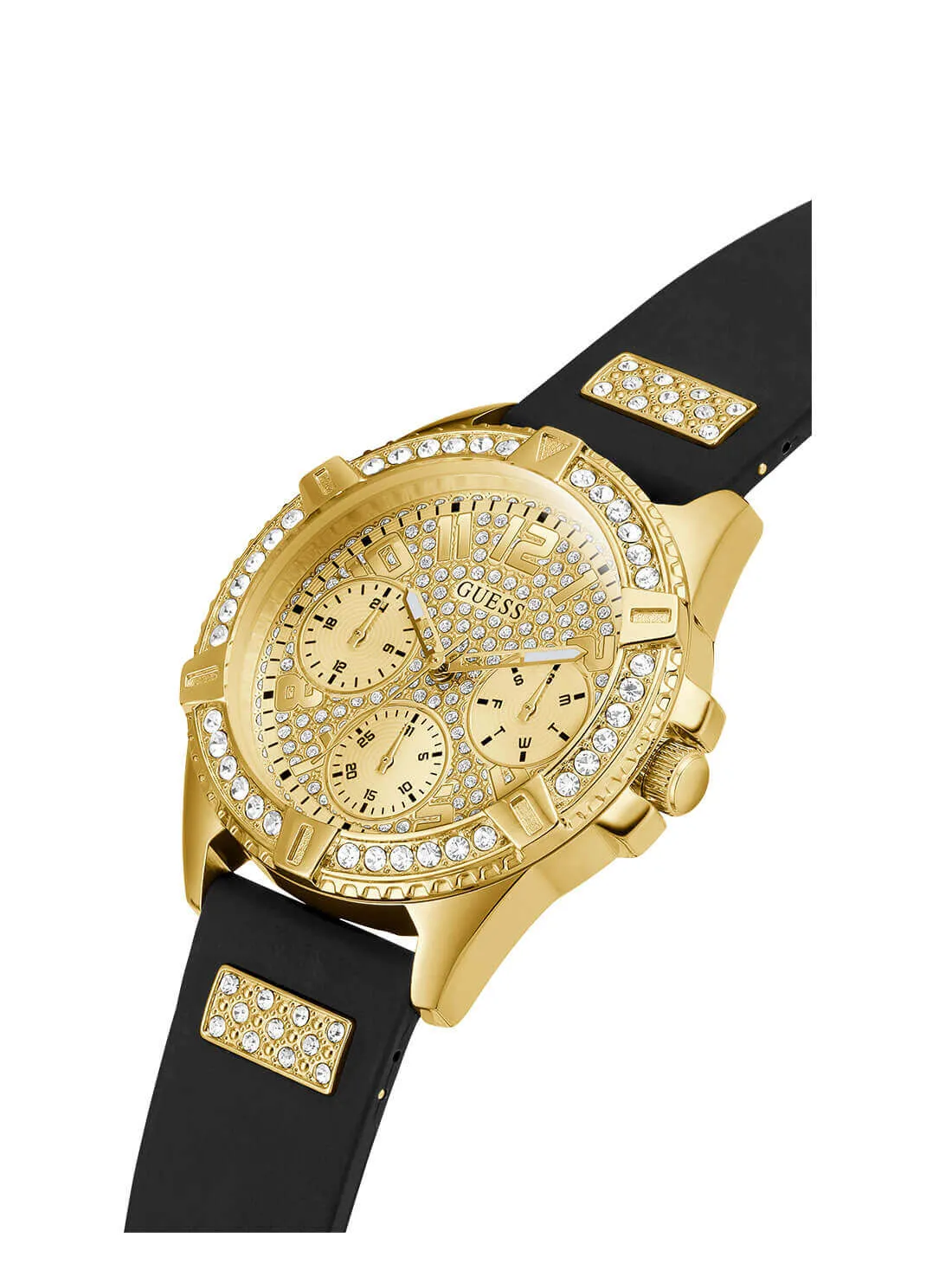 Gold And Black Lady Fontier Watch