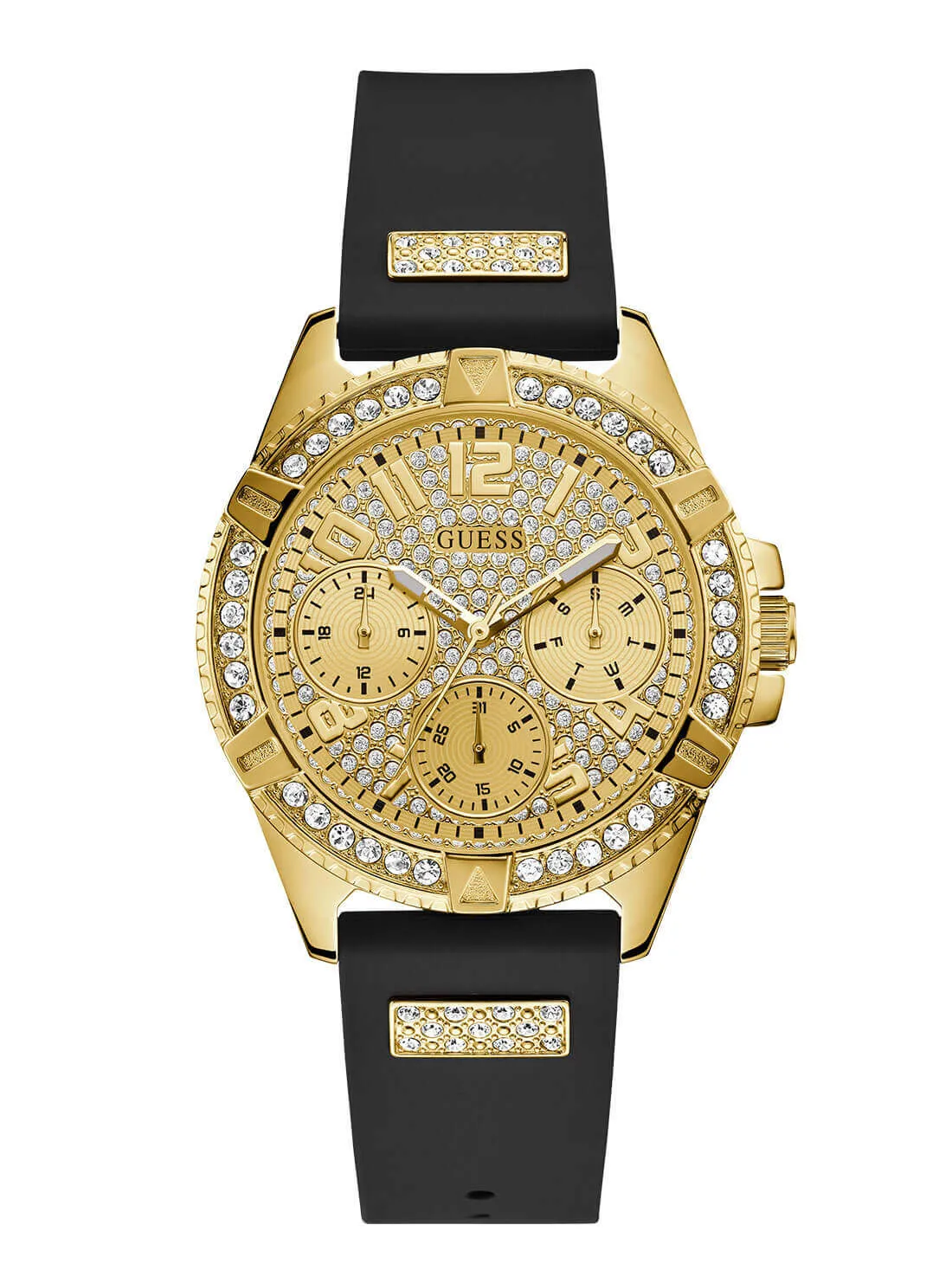 Gold And Black Lady Fontier Watch