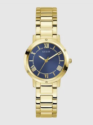 Gold Dawn Blue Dial Bracelet