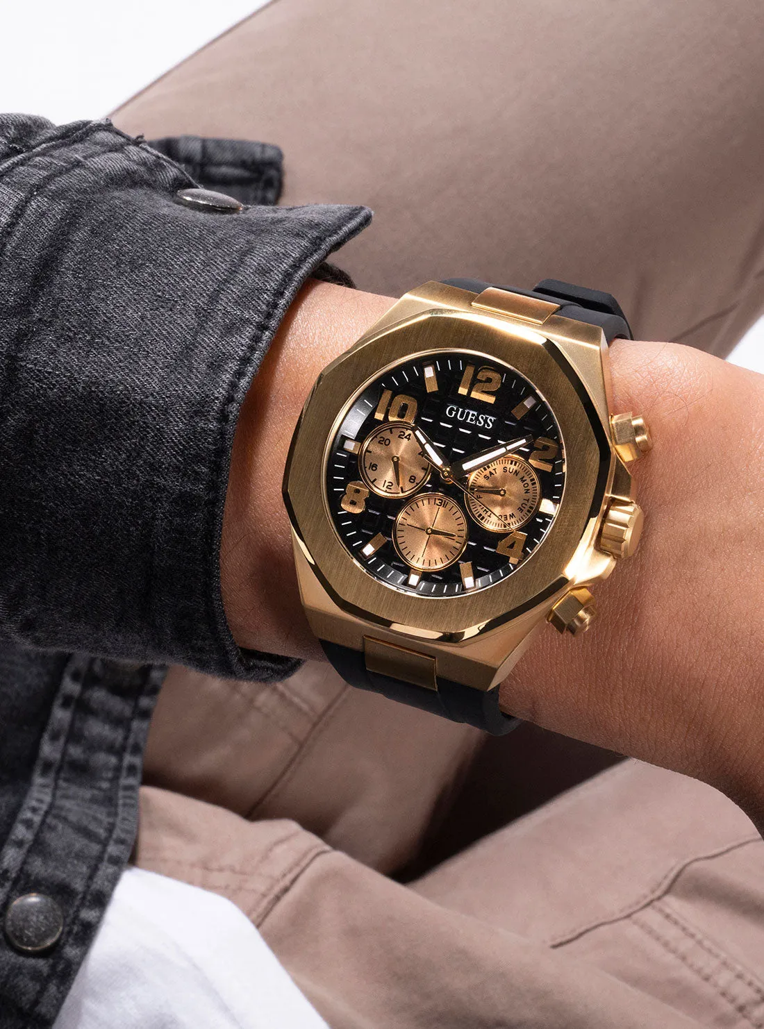 Gold Empire Silicone Watch
