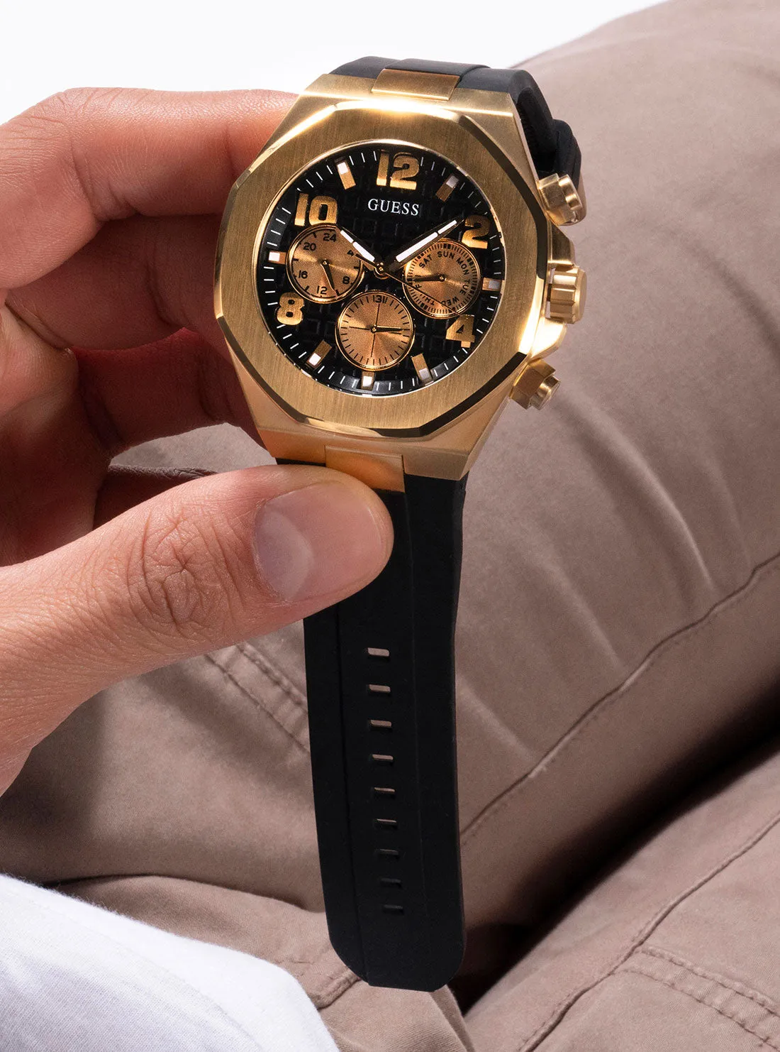 Gold Empire Silicone Watch