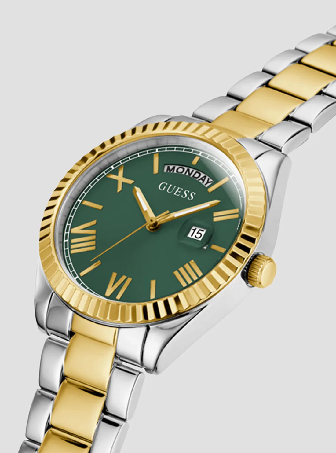 Gold Luna Green Watch