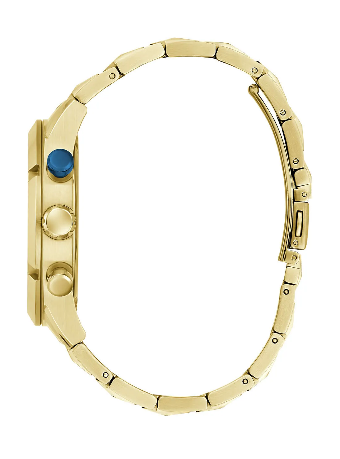 Gold Resistance Blue Link Watch