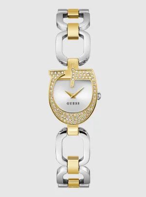 Gold Silver Gia Crystal Watch