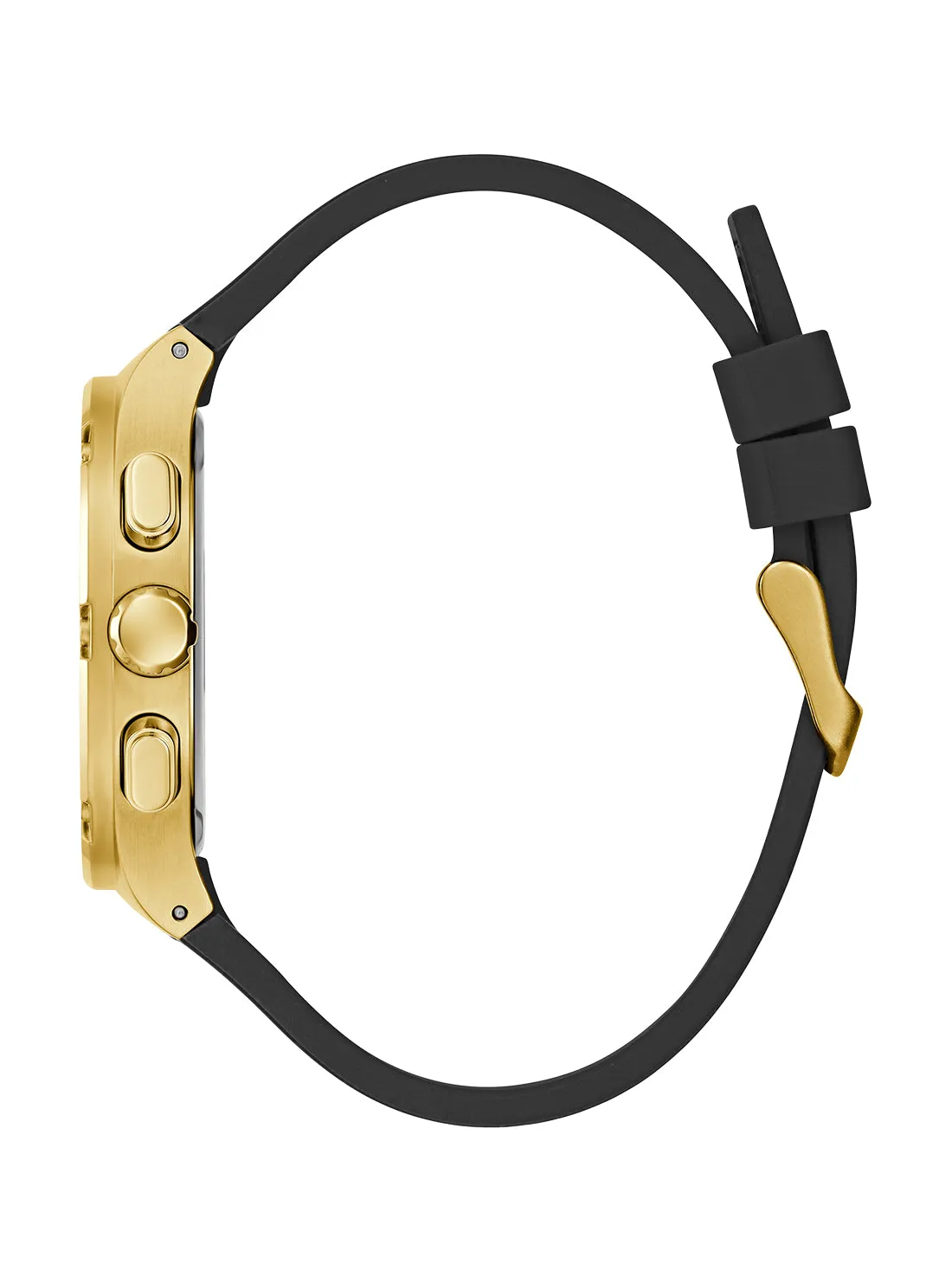 Green Gold Headline Silicone Watch